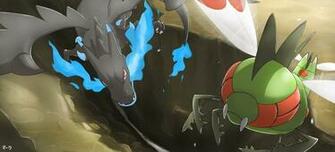 Pokemon Sky Battle Mega Charizard X Vs Yanmega By Mark331 On
