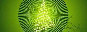 Green Design Vector Christmas Trees Wallpaper