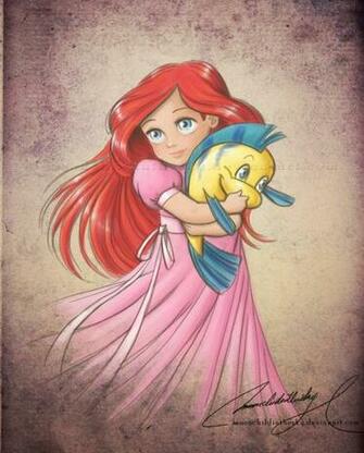 Baby Ariel Walt Disney Characters Fan Art