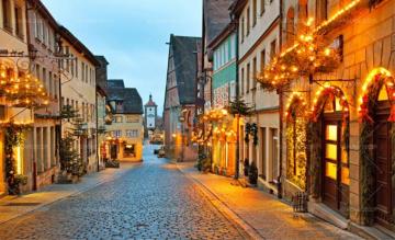 Romantic Road Germany Street City Skyline Mural B15690292