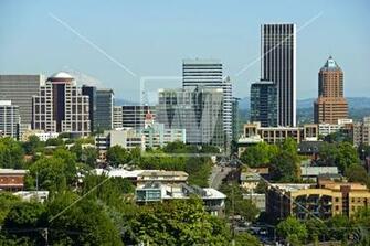 Downtown Portland Photo Welcomia Imagery Stock