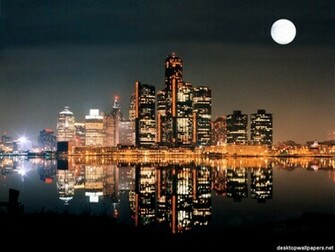 Detroit Michigan At Desktopwallpaper Net