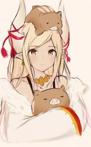 Cute Anime Girl Granblue Fantasy Kubira Game Wallpaper