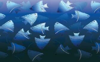 Blue Fish Wallpaper