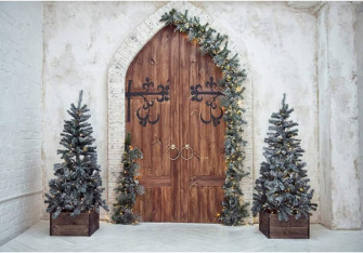 Amazon Laeacco Vintage Christmas Backdrop Rustic