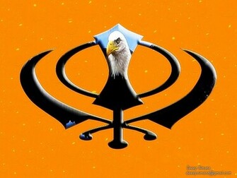 Sikhism Religion Symbol Khanda Wallpaper Background Gods Image