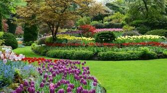 The Butchart Gardens Wallpaper Spring