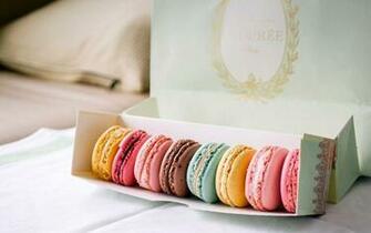 Cute Macaroons Wallpaper Imgkid The Image Kid