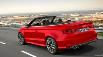 Audi S3 Cabriolet Misano Red Rear HD Wallpaper