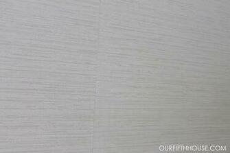 Our Fifth House Diy Grasscloth Wallpaper My First Wallpapering