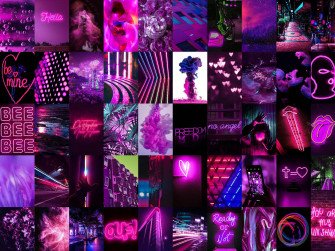 Neon Pink Aesthetic Wallpaper