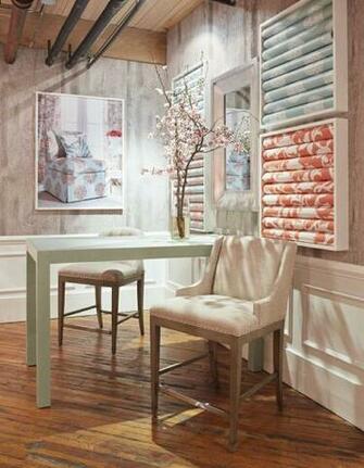 Sisal In Aqua Custom Shadow Boxes With Cabrera Wallpaper
