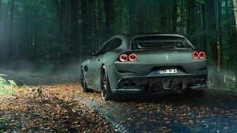 Novitec Rosso Ferrari Gtc4lusso HD Wallpaper Background