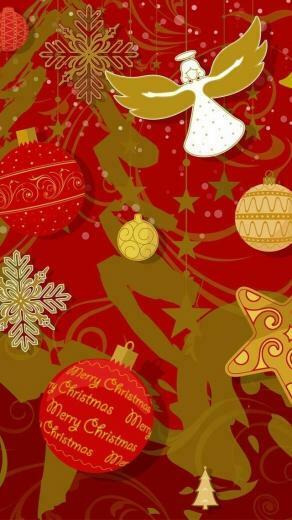 Merry Christmas iPhone HD Wallpaper