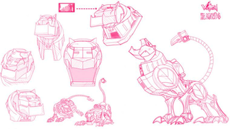 Yellow Lion Character Study Sketches By Bb Bullets