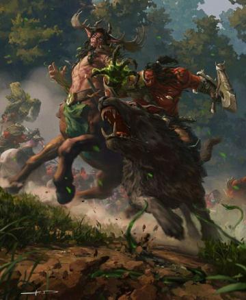 Cenarius Vs Grom Hellscream World Of Warcraft Wallpaper