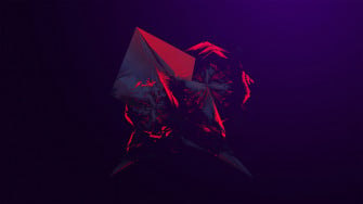 Digital Art Minimalism Justin Maller Facets 2k Wallpaper
