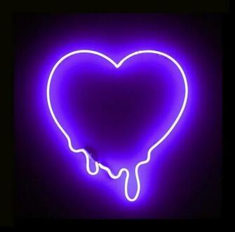Neon Hearts Wallpaper In