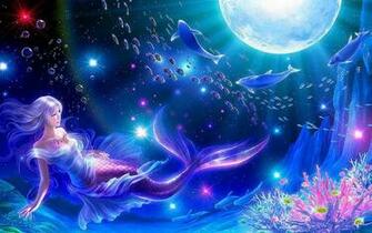 Mermaid Family Wallpaper Wide HD