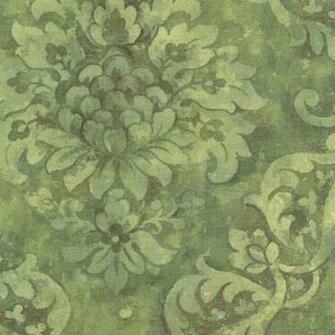 Deep Green Damask Wallpaper Ar27016 Norwall