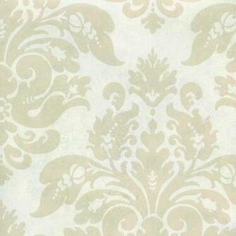 Taupe Blue Ckb777210 Peony Damask Wallpaper