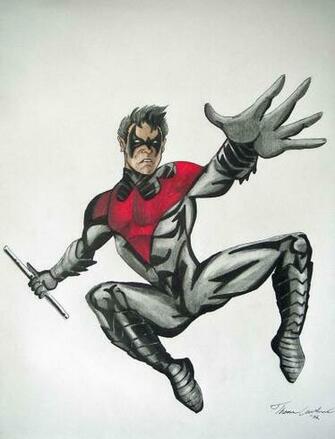 Nightwing New Wallpaper Drawing By