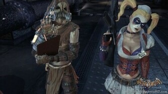 Harley Quinn And Scarecrow Arkham Asylum Wallpaper HD