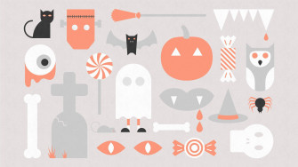 Aesthetic Halloween Laptop Cute Cat Wallpaper