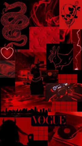 Red And Black Aesthetic Wallpaper Dark