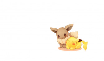 Cute Pikachu And Eevee Wallpaper