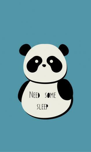 Panda By Berta Mallenco iPhone Wallpaper
