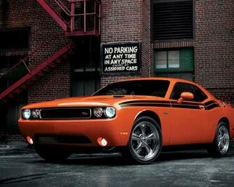 Arancione Dodge Challenger Rt Classic HD Sfondo