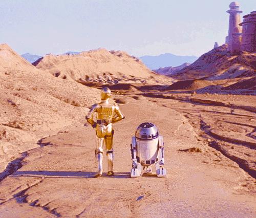 Great Opening Scene With R2 D2 And C3po In Star Wars Episode Vi