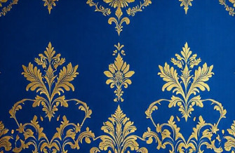 Royal Blue And Gold Wallpaper