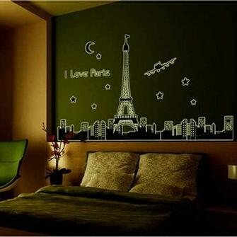 Phosphorescent Eiffel Tower Fosforescente Twinkle Star Moon