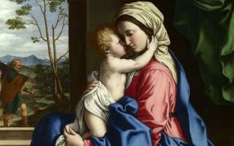 Mother Mary With Baby Jesus Christ Wallpaper Picture