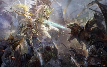 Fantasy Battle HD Wallpaper Background Image