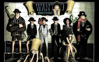 One Piece Wanted Group Wallpaper
