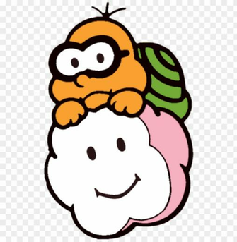Lakitu Art Super Mario Bros Png Image With Transparent