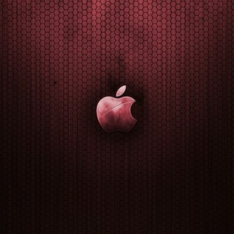 Red Apple Logo Wallpaper Wide HD