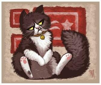 Grumpy Cat Art Funny Desktop Wallpaper HD Background