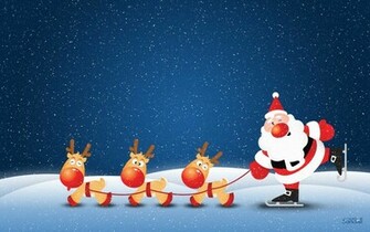 Cute Santa Claus Wallpaper For Desktop Background HD