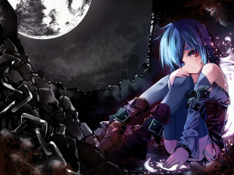 Experience A Captivating Gothic Anime Night Full Of