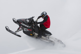 Polaris Rmk Assault Snowmobile Winter Sled Snow Wallpaper
