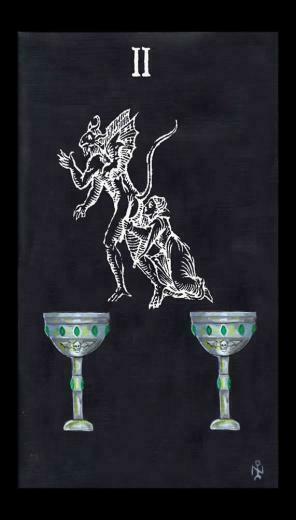 Of Cups Esoteric And Occult Luciferian Tarot Cards Wallpaper Image