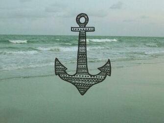 Sea Sand Beach Vintage Anchor Cute