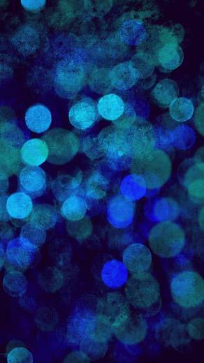 Shades Of Blue Bokeh Lights Android Wallpaper