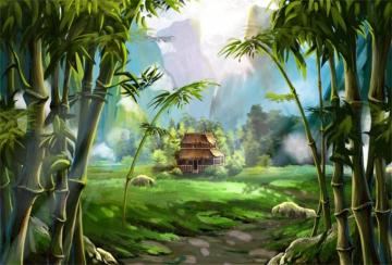 Amazon Laeacco Chinese Style Wallpaper Painting Backdrop