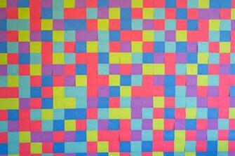 Diy Vibrantly Checkered Wallpaper
