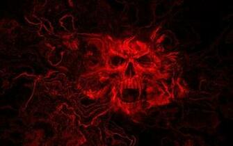 Red Skulls Wallpaper Skull